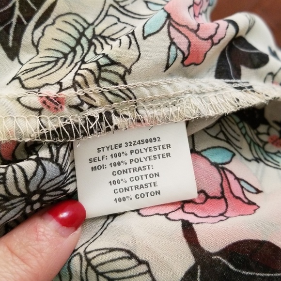 Urban Outfitters drapey floral shirt - Picture 5 of 6